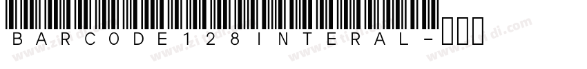 BarCode 128INTERAL字体转换